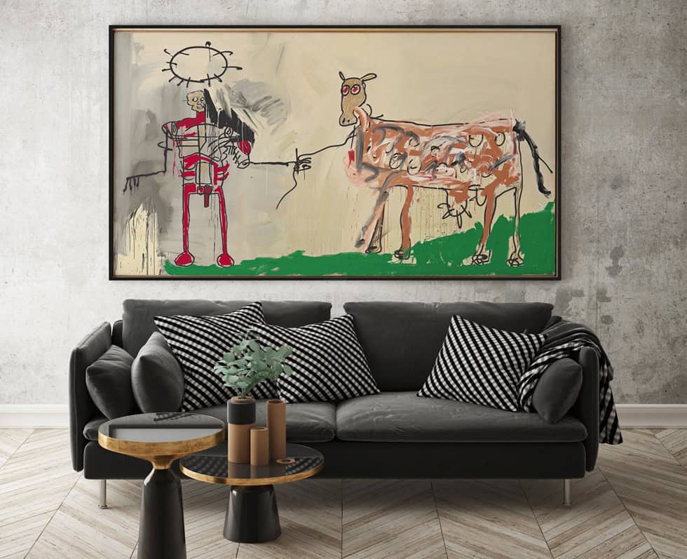 Peinture a l huile sur mesure basquiat | Art101 atelier