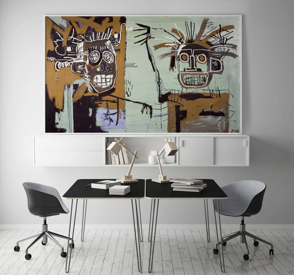 Craquelures et nuances de pigments basquiat | Copie Craquelures et nuances de pigments basquiat | Copie