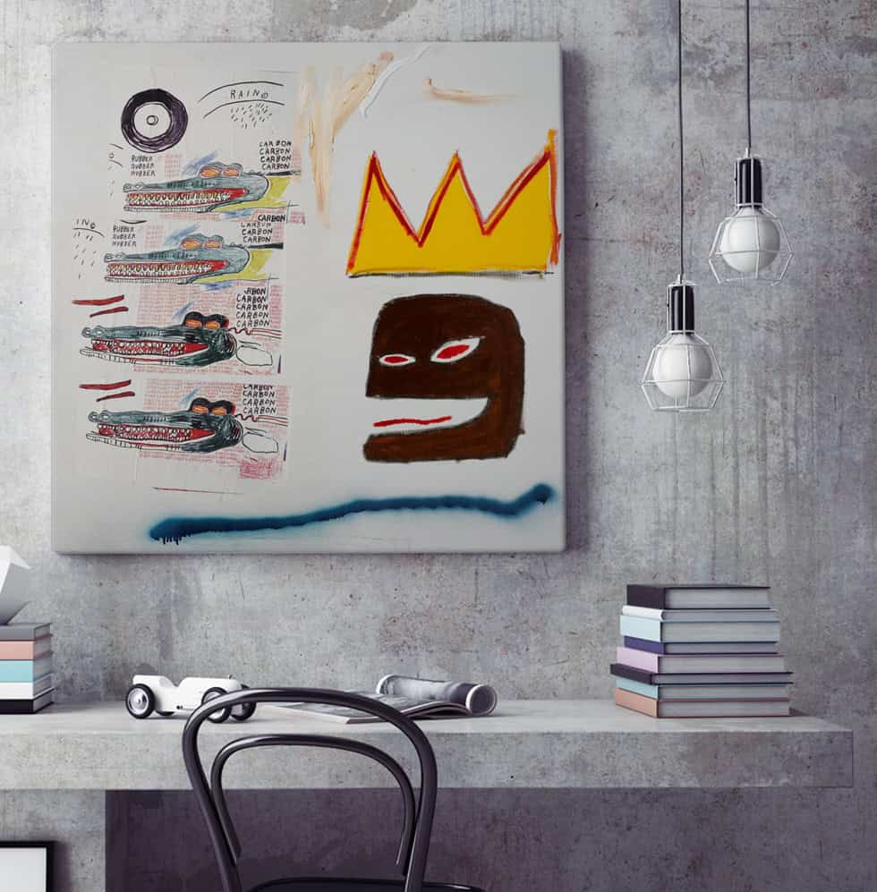 Symbole couronne tableau basquiat | Analyse d'Art
