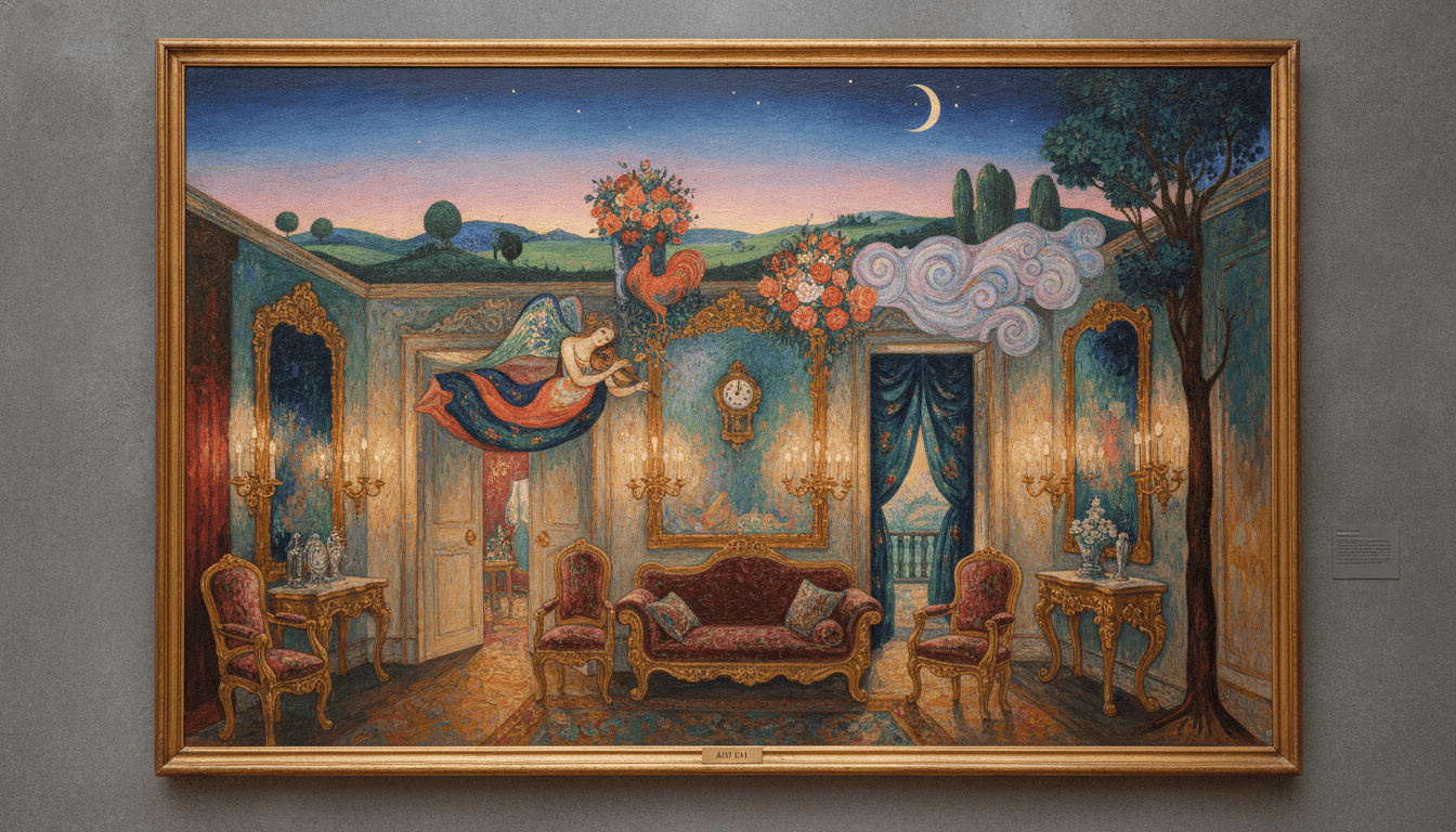 Tableau Chagall Grand Format Sur Mesure | Qualité Musée Art101