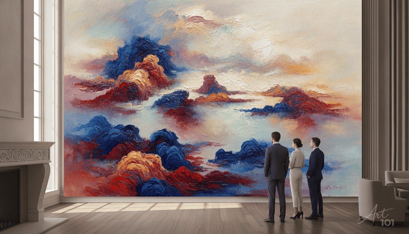peinture a l huile zao wou-ki reproduction