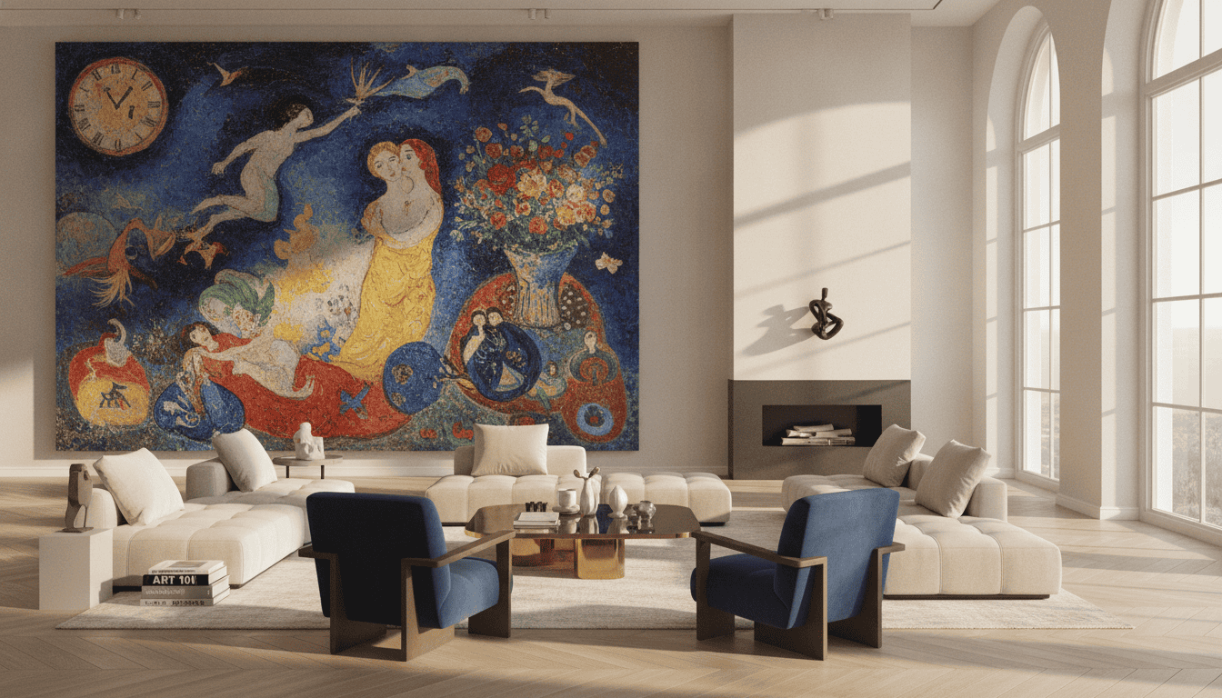 reproduction tableau marc chagall grand format