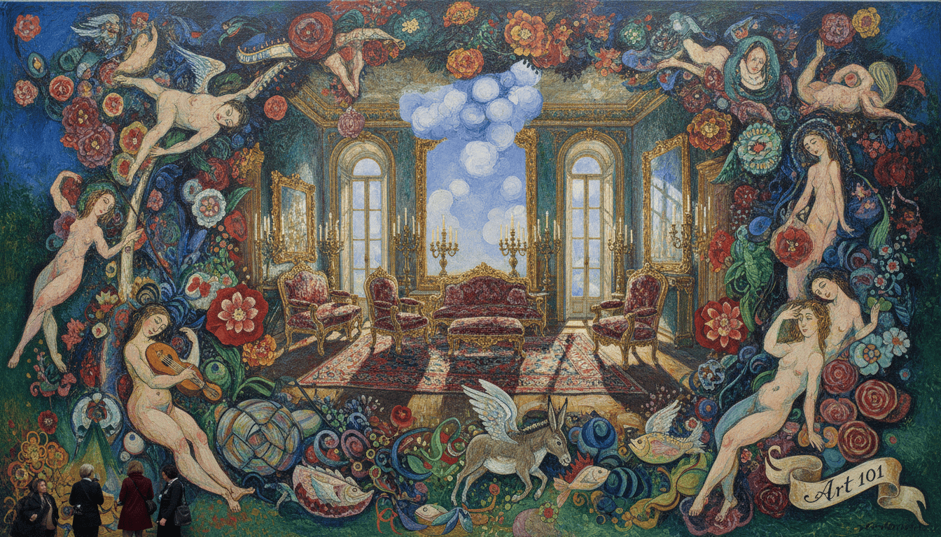 tableau chagall grand format sur mesure