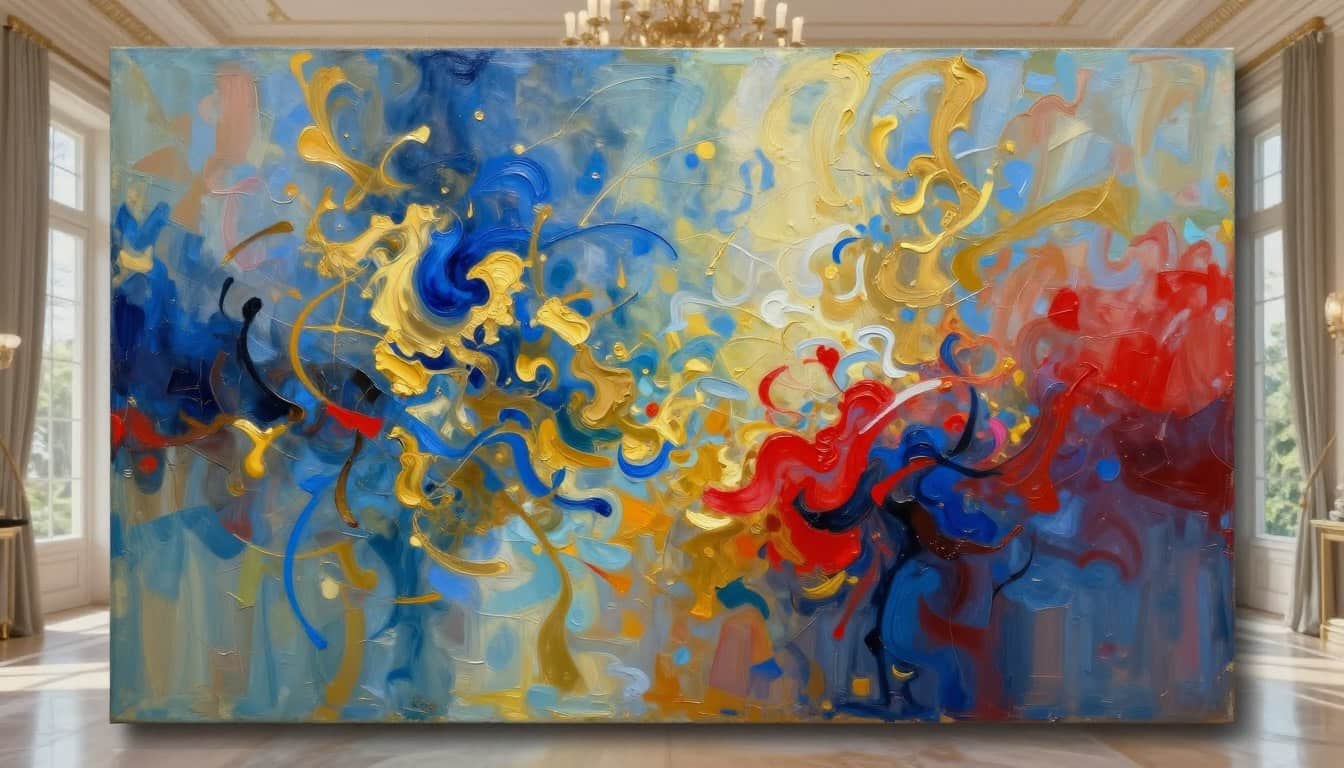 tableau zao wou-ki grand format sur mesure