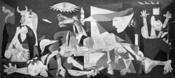 Peinture sur toile de Picasso Guernica reproduction peinte à la main