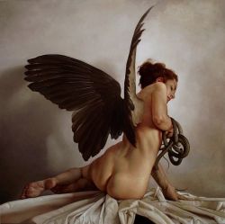 Peinture sur toile de Roberto Ferri Liberaci Dal Male - Deliver Us From Evil reproduction peinte à la main