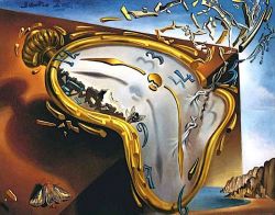 Dali Soft Watch At The Moment Of First Explosion reproduction peinte à la main