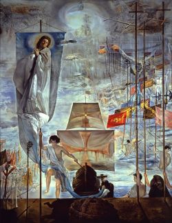 Dali The Discovery Of America By Christopher Columbus reproduction peinte à la main