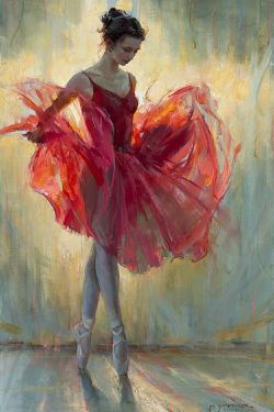 Peinture sur toile de Daniel Gerhartz A Wisp Of Scarlet reproduction peinte à la main