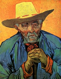 Peinture sur toile de Van Gogh, Le paysan reproduction peinte à la main