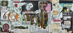 Peinture sur toile de Jm Basquiat Notary 1981 Study at Princeton University Museum reproduction peinte à la main