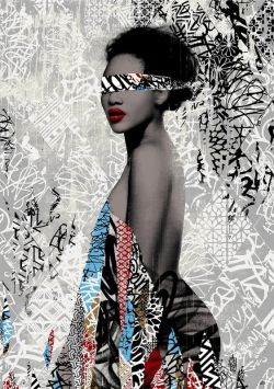 Peinture sur toile de Hush, Nubian Princess reproduction peinte à la main