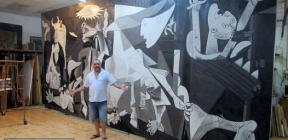 Picasso Guernica dans une pièce