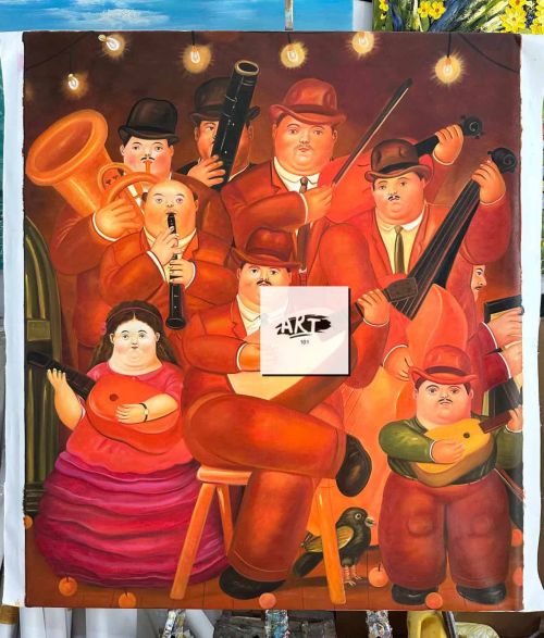 Botero Les Musiciens 120 X 103 Cm