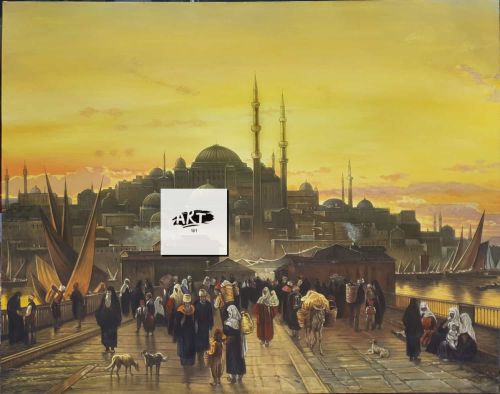 Corrodi The Golden Horn Galata Bridge 122 X 152.4 Cm