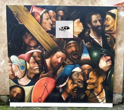 Followers Of Hieronimus Bosch Christ Carryibng The Ross