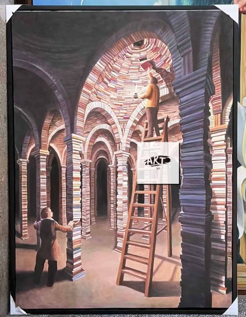 Rob Gonsalves The Library 40 X 28 In