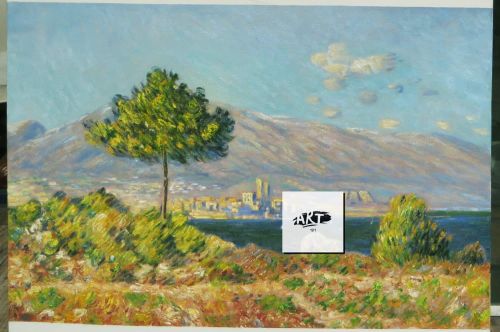 Vue D Antibes Depuis Le Plateau Notre Dame 61.5 X 92.4 Cm