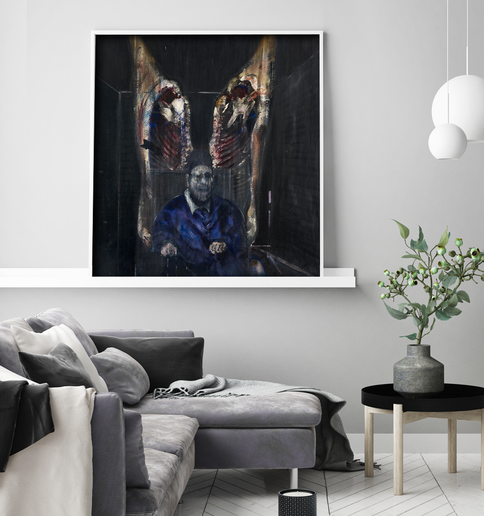 Francis Bacon, Personnage avec quartiers de viande dans une pièce