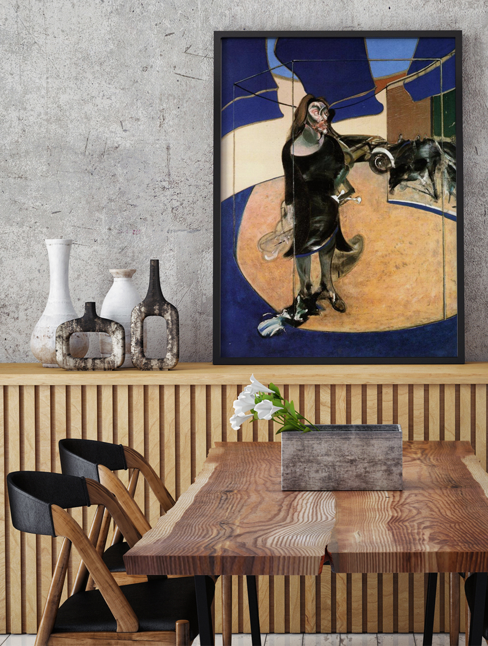 Francis Bacon, Portrait d'Isabel Rawsthorne debout dans une rue de Soho dans une pièce