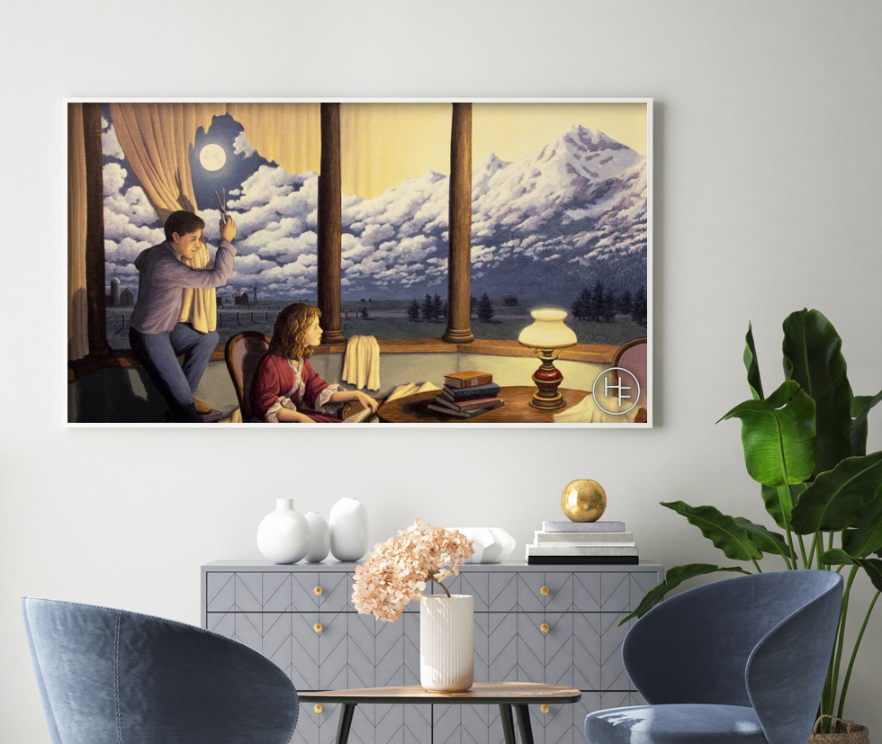 Rob Gonsalves A Change Of Scenery dans une pièce