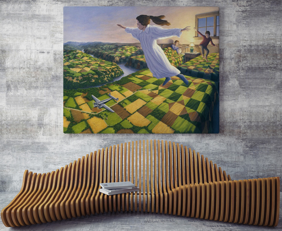 Rob Gonsalves Bedtime Aviation dans une pièce