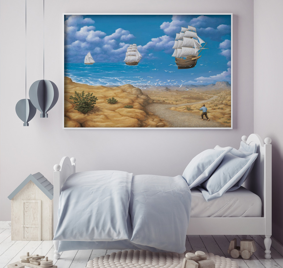 Rob Gonsalves In Search Of Sea dans une pièce