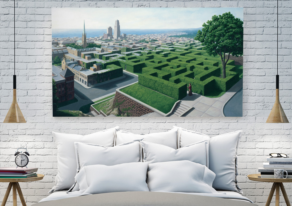 Rob Gonsalves, Into The Labyrinth dans une pièce