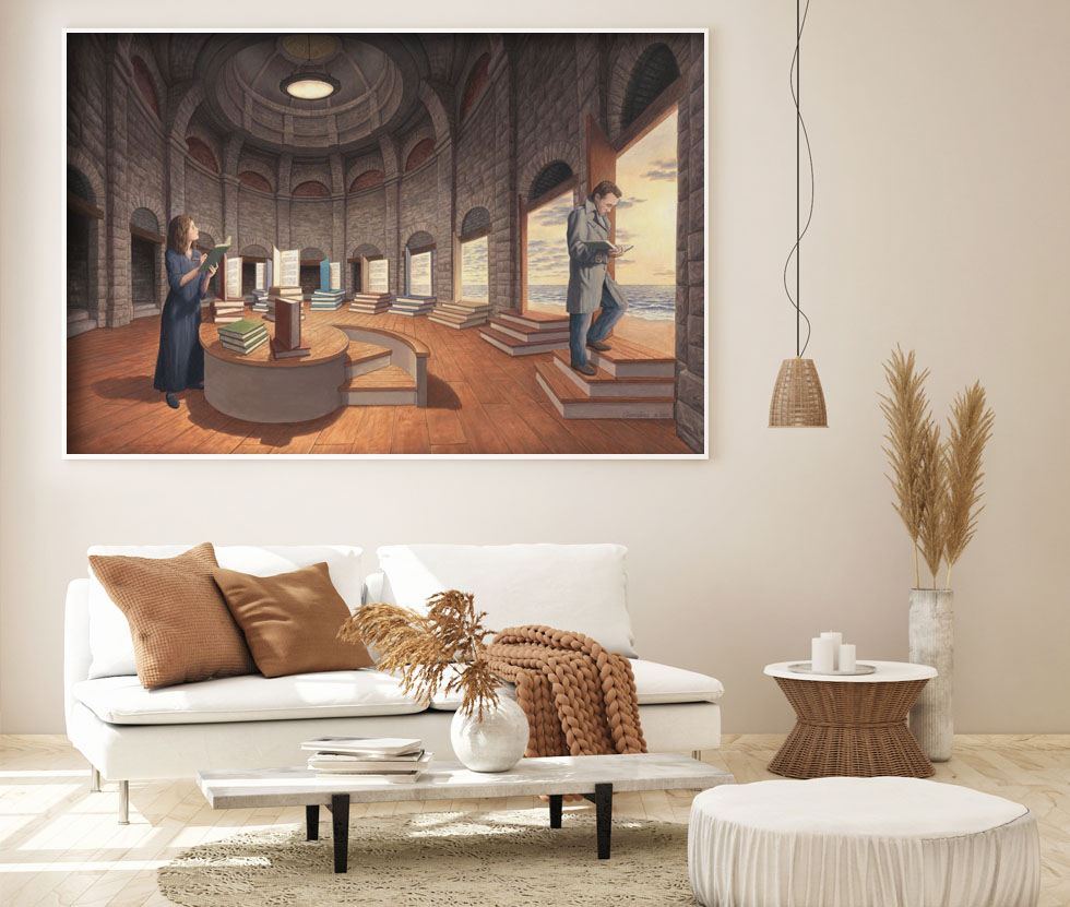 Rob Gonsalves Space Between Words dans une pièce