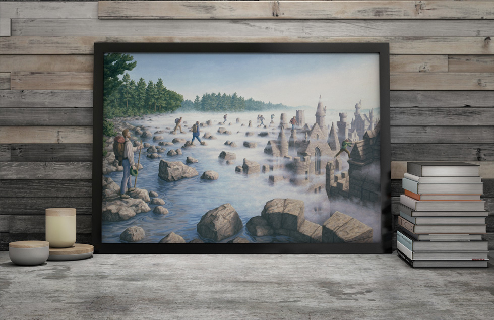 Rob Gonsalves Stepping Stones dans une pièce