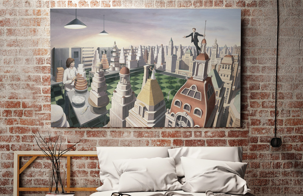 Rob Gonsalves Sweet City dans une pièce
