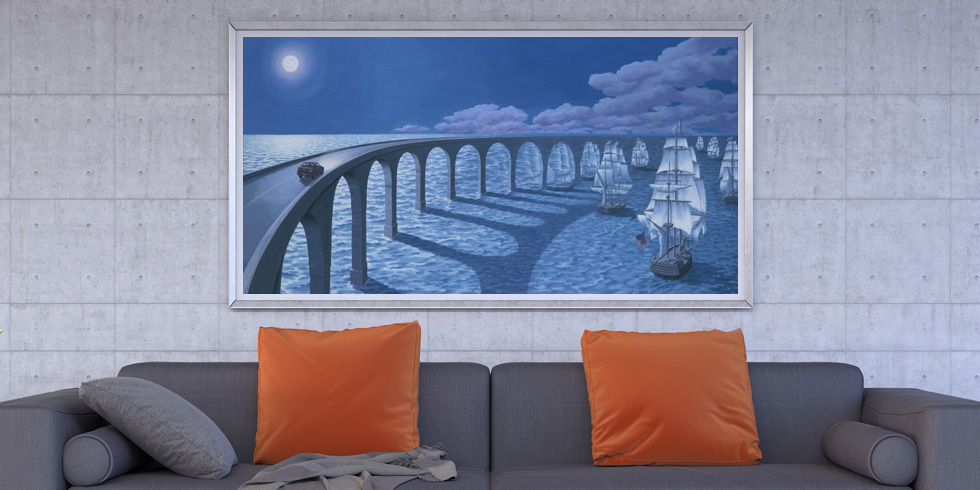 Rob Gonsalves Toward The Horizon dans une pièce