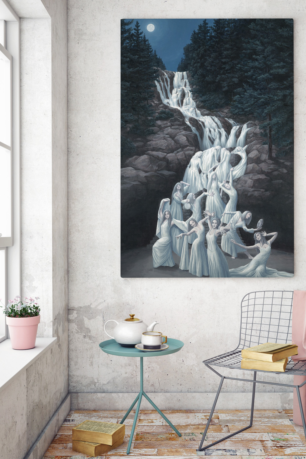 Rob Gonsalves Water Dancing dans une pièce