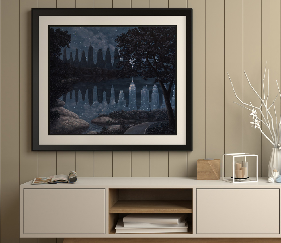 Rob Gonsalves When The Lights Were Out dans une pièce