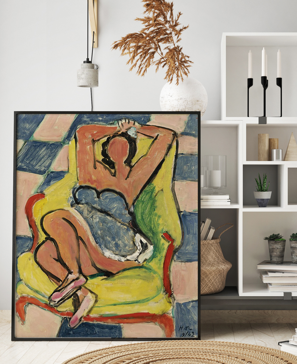 Henri Matisse, Le Repos De La Danseuse - 1942 dans une pièce
