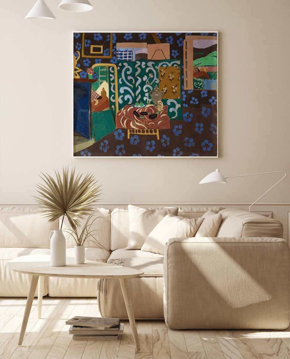 Henri Matisse, Intérieur Aux Aubergines - 1911 dans une pièce