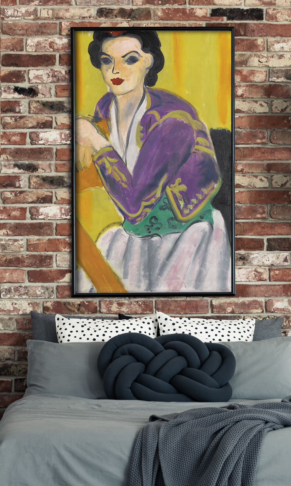 Henri Matisse, Boléro Violet - 1937 dans une pièce