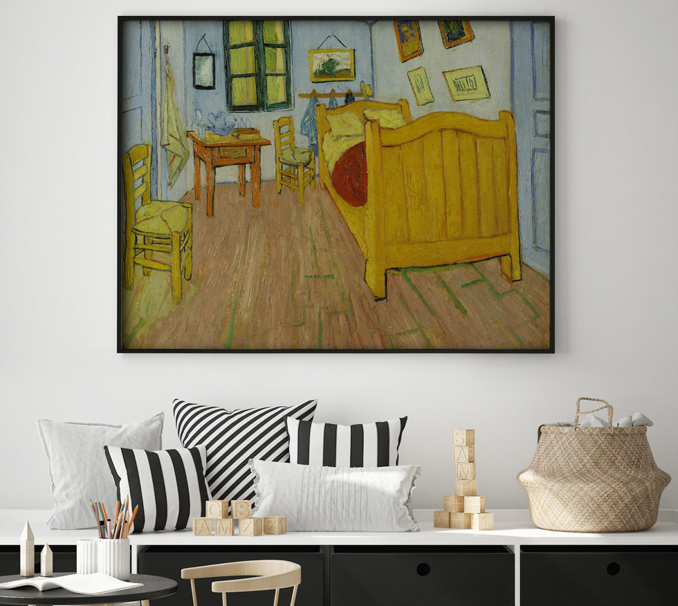 Vincent van Gogh, La chambre à coucher dans une pièce