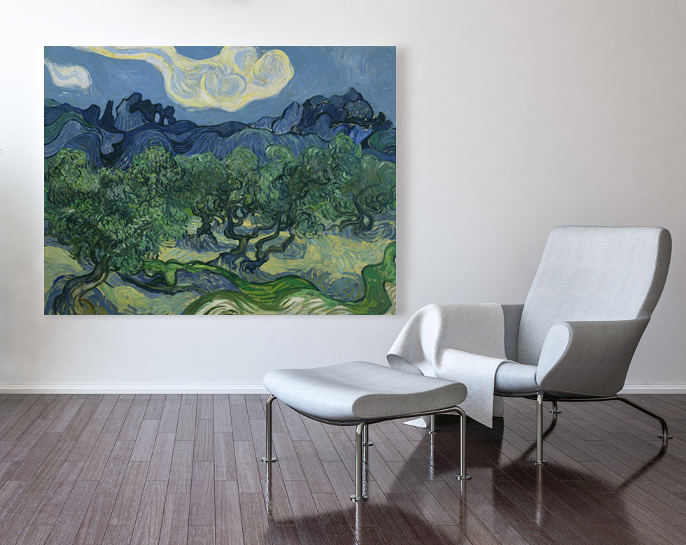 Vincent van Gogh, Oliviers dans une pièce