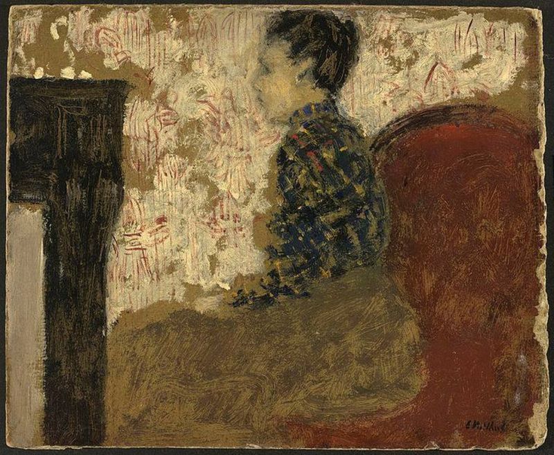 Édouard Vuillard, Woman Sitting by the Fireside, c. 1894