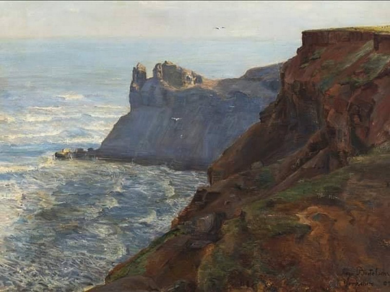 Aage Bertelsen, View from a Yorkshire Coast, 1909