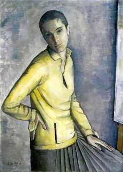 Peinture sur toile de Agda Holst Self-portrait reproduction peinte à la main
