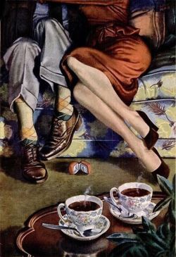 Peinture sur toile de Albert Dorne The Commitment 1948 reproduction peinte à la main