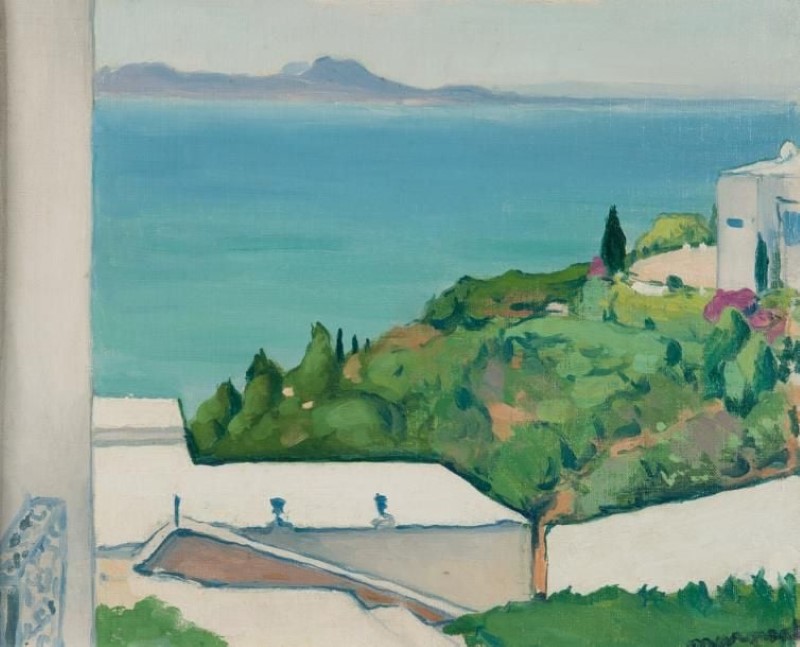 Albert Marquet, La villa Erlanger à Sidi Bou Saïd, 1923