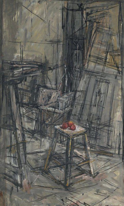 Alberto Giacometti Apples In The Workshop 1950