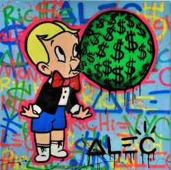 Peinture sur toile de Alec Monopoly Painting 5 reproduction peinte à la main