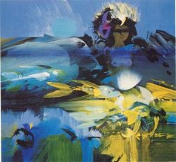 Peinture sur toile de Alejandro Obregon Guatavita 1981 reproduction peinte à la main