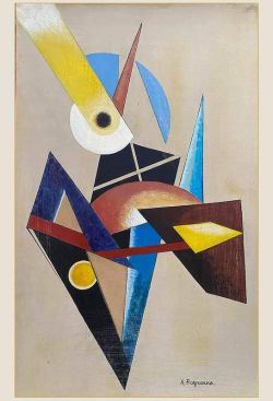 Peinture sur toile de Aleksander Rodchenko Composition 1918 reproduction peinte à la main