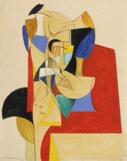 Peinture sur toile de Alexander Rodchenko Circle And Line Composition Nonrepresentational reproduction peinte à la main