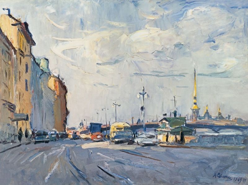 Alexander Semionov Leningrad In The Morning 1969